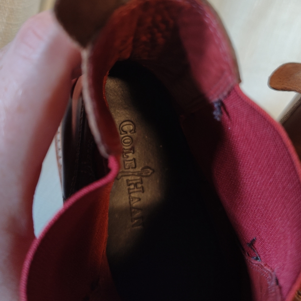 Men's Cole Haan leather Chelsea boots with Dainite soles, Size 8 - Picture 9 of 10